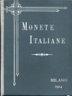RATTO Rodolfo – Milano, 21 Aprile 1914. Catalogo di una grande collezioni di monete italiane. Monete di zecche italiane. pp. 359, nn. 4346, tavv. 44. ...