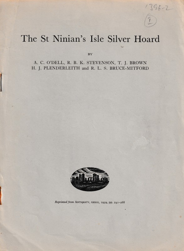 O'Dell A.C., Stevenson R.B.K., Brown T.J., The St Ninian's Isle Silver Hoard. Re...