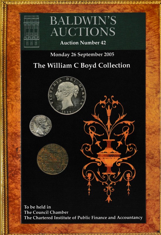 Baldwin’s, The William C Boyd Collection. Auction no. 42. London, 26 September 2...