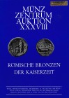 Munz Zentrum, Auktion XXXVIII - Romische Bronzen der Kaiserzeit. Koln, 16 April 1980. Softcover, 521 lots, b/w photos. Good condition