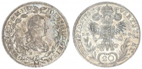 Austria 20 Kreuzer 1778 B SK-PD. Joseph II(1765-1790). Averse: Bust right as joint ruler lion face on shoulder. Averse Legend: IOSEPH • II • D • G • R...