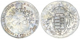 Austria Hungary 1 Thaler 1780B •X• SK-PD Maria Theresia(1740-1780). Averse: Angels holding crown above arms. Averse Legend: M • THER • D • G • R • IMP...