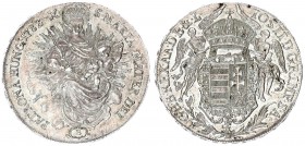 Austria Hungary 1 Thaler 1782 B Kremnitz Joseph II (1765-1790).Averse: Angels holding crown above arms. Averse Legend: IOS • II • D • G • R • IMP • S ...