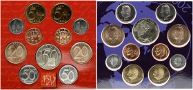 Belgium 153 Francs 2000 National Bank in Belgium(1850-2000) coin set. 0.01-150 Francs 2000 Belgien KMS 2000 - BelgienCatalog: Leuchtturm; Material: Cu...