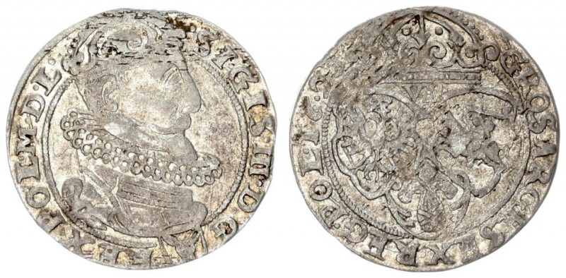 Poland 6 Groszy 1625 Krakow. Sigismund III Vasa (1587-1632) Crown coins 6 groszy...