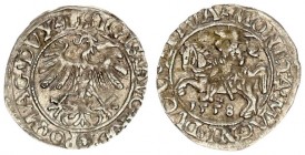 Lithuania 1/2 Grosz 1558 Vilnius. Sigismund II Augustus (1545-1572) - Lithuanian coins. Vilnius. Ending of inscriptions L / LITVA. Cesnulis-Ivanauskas...
