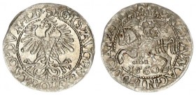 Lithuania 1/2 Grosz 1560 Vilnius. Sigismund II Augustus (1545-1572) - Lithuanian coins. Vilnius. Ending of inscriptions LI / LITV. Cesnulis-Ivanauskas...