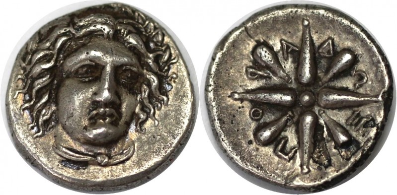AR 1/4 Drachme 340-334 v. Chr 
Griechische Münzen, CARIA. SATRAPEN. Pixodaros, ...