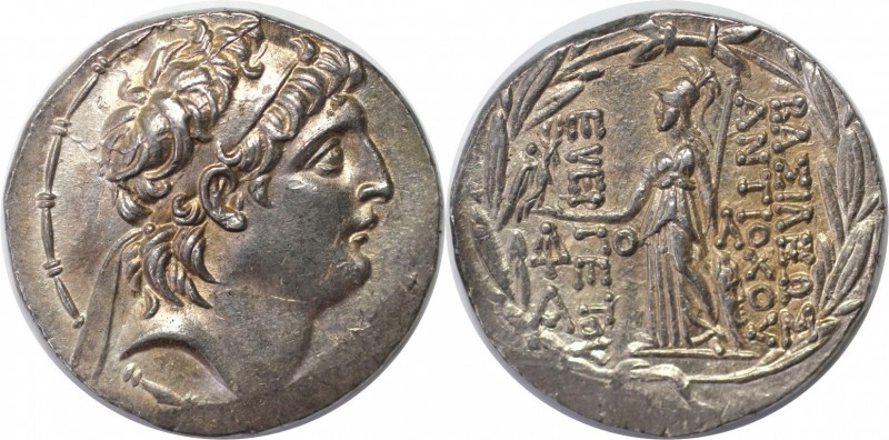 AR Tetradrachme 139/129 v. Chr 
Griechische Münzen, SYRIA KÖNIGREICH. Antiochos...