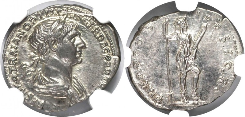 AR Denarius 98-117 n. Chr 
Römische Münzen, MÜNZEN DER RÖMISCHEN KAISERZEIT. AR...