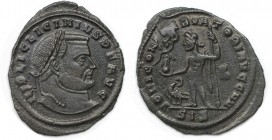 Follis 308 - 324 n. Chr 
Römische Münzen, MÜNZEN DER RÖMISCHEN KAISERZEIT. Licinius I. (308-324 n. Chr). Follis (3,21 g. 27 mm). Vs.: IMP LIC LICINIV...