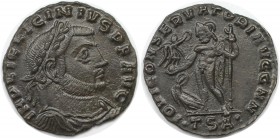 Follis 308 - 324 n. Chr 
Römische Münzen, MÜNZEN DER RÖMISCHEN KAISERZEIT. Licinius I. (308-324 n. Chr). Follis (3,15 g. 22.5 mm). Vs.: IMP LIC LICIN...