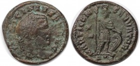 Follis 308 - 324 n. Chr 
Römische Münzen, MÜNZEN DER RÖMISCHEN KAISERZEIT. Licinius I. (308-324 n. Chr). Follis (3,44 g. 20 mm). Vs.: IMP LICINIVS PF...