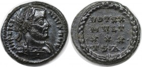 Follis 308 - 324 n. Chr 
Römische Münzen, MÜNZEN DER RÖMISCHEN KAISERZEIT. Licinius I. (308-324 n. Chr). Follis (3,47 g. 19 mm). Vs.: IMP LICINIVS AV...