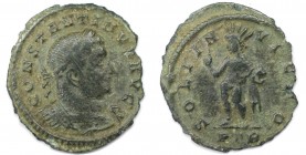 Halb Follis 310-313 n. Chr 
Römische Münzen, MÜNZEN DER RÖMISCHEN KAISERZEIT. Constantin d. Gr. 306-337 n. Chr. Halb Follis (Treveris) 310-313 n. Chr...