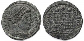 Follis 324-330 n. Chr 
Römische Münzen, MÜNZEN DER RÖMISCHEN KAISERZEIT. Constantinus I. (306-337 n. Chr.). Follis (Treveris) 324-330 n. Chr, Vs: CON...