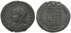 Follis 324-330 n. Chr 
Römische Münzen, MÜNZEN DER RÖMISCHEN KAISERZEIT. Constantinus Junior als Caesar 317-337 n. Chr. Follis (Treveris) 324-330 n. ...