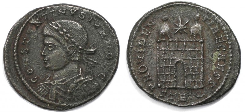 Follis 324-330 n. Chr 
Römische Münzen, MÜNZEN DER RÖMISCHEN KAISERZEIT. Consta...