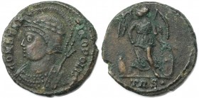 Red Follis 330-335 n. Chr 
Römische Münzen, MÜNZEN DER RÖMISCHEN KAISERZEIT. Constantin d. Gr. 306-337 n. Chr. Red Follis (Trier) 330-335 n. Chr, 17 ...