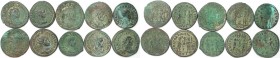 Lot von 10 Münzen 283 - 305 n. Chr 
Römische Münzen, Lots und Sammlungen römischer Münzen. MÜNZEN DER RÖMISCHEN KAISERZEIT. Carinus (283-285 n. Chr.)...