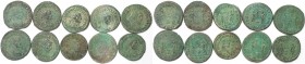 Lot von 10 Münzen 284 - 305 n. Chr 
Römische Münzen, Lots und Sammlungen römischer Münzen. MÜNZEN DER RÖMISCHEN KAISERZEIT. Diocletianus (284-305 n. ...
