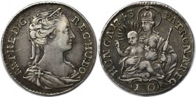 10 Denare 1743 
RDR – Habsburg – Österreich, RÖMISCH-DEUTSCHES REICH. Maria Theresia (1740-1780). 10 Denare 1743, für Ungarn. Silber. Vorzüglich...