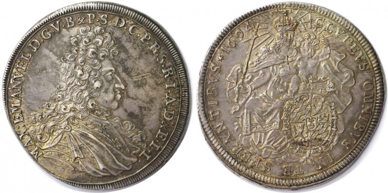 Taler 1694 
Altdeutsche Münzen und Medaillen, BAYERN / BAVARIA. Maximilian II. ...