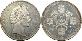 Konv.-Taler 1829 
Altdeutsche Münzen und Medaillen, BAYERN / BAVARIA. Ludwig I. (1825-1848). Konv.-Taler 1829, Handelsvertrag zwischen Bayern, Preuße...