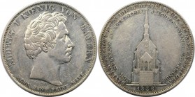 Konv.-Taler 1836 
Altdeutsche Münzen und Medaillen, BAYERN / BAVARIA. Ludwig I. (1825-1848). Konv.-Taler 1836, Otto-Kapelle. Silber. Dav. 579, AKS 13...