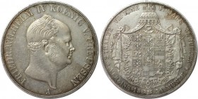 Vereinsdoppeltaler 1854 A
Altdeutsche Münzen und Medaillen, BRANDENBURG IN PREUSSEN. Fiedrich Wilhelm IV. (1840-1861). Vereinsdoppeltaler 1854 A, Sil...