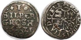 Silbergroschen 1621 
Altdeutsche Münzen und Medaillen, BRAUNSCHWEIG-LÜNEBURG-CELLE. Christian von Minden (1611-1633). Silbergroschen 1621, Silber. KM...