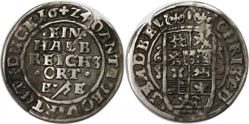 1/2 Reichsort (1/8 Taler) 1624 HE
Altdeutsche Münzen und Medaillen, BRAUNSCHWEI...