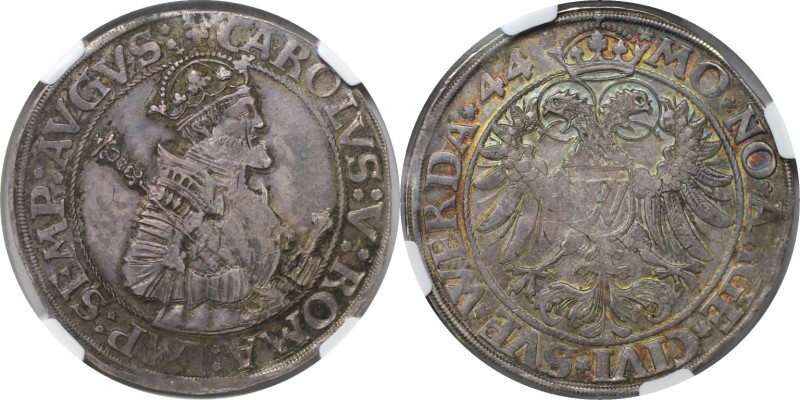Taler 1544 
Altdeutsche Münzen und Medaillen, DONAUWÖRTH. Karl V. (1519-1558). ...