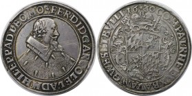 Reichstaler 1630 
Altdeutsche Münzen und Medaillen, HILDESHEIM. Ferdinand von Bayern (1612-1650). Reichstaler 1630, Moritzberg. Dav. 5406, Mehl 563 d...