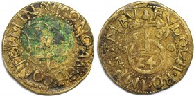 1/24 Taler (Groschen) 1597 
Altdeutsche Münzen und Medaillen, MINDEN - BISTUM. Anton von Schauenburg (1587-1599). 1/24 Taler (Groschen) 1597. Schön. ...