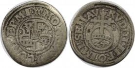 1/24 Taler (Groschen) 1598 
Altdeutsche Münzen und Medaillen, MINDEN - BISTUM. Anton von Schauenburg (1587-1599). 1/24 Taler (Groschen) 1598, Sehr sc...