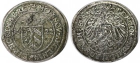 15 Kreuzer 1622 
Altdeutsche Münzen und Medaillen, NÜRNBERG. Ferdinand II. 15 Kreuzer (1/8 Taler) 1622, Silber. KM 60. Sehr schön