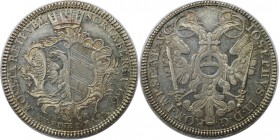 1/2 Taler 1766 SR
Altdeutsche Münzen und Medaillen, NÜRNBERG, STADT. 1/2 Konv.-Taler 1766 SR, mit Titel Joseph II. Silber. 14.01 g. Kellner 354. Vorz...