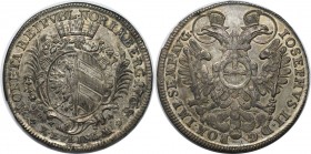 Taler 1768 SR
Altdeutsche Münzen und Medaillen, NÜRNBERG, STADT. Taler 1768 SR, mit Titel Joseph II. Silber. 27.73 g. Kellner 348 d. Slg. Erlanger 77...