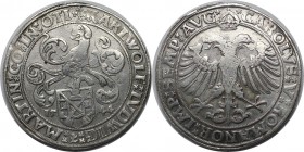 Taler 1544 
Altdeutsche Münzen und Medaillen, ÖTTINGEN, GRAFSCHAFT. Karl Wolfgang, Ludwig XV. und Martin (1522-1549). Taler 1544, mit Titel Karl V. S...