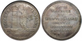 Taler 1763 
Altdeutsche Münzen und Medaillen, REGENSBURG. Taler 1763, Silber. Dav. 2620. NGC AU-53, Patina