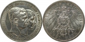 3 Mark 1915 A
Deutsche Münzen und Medaillen ab 1871, REICHSSILBERMÜNZEN, Braunschweig-Lüneburg. Ernst August (1913-1916). 3 Mark 1915 A, Regierungsan...