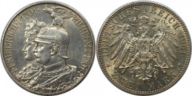 2 Mark 1901 
Deutsche Münzen und Medaillen ab 1871, REICHSSILBERMÜNZEN, Preußen, Wilhelm II. (1888-1918). 2 Mark 1901, 200 jähriges Bestehen des Köni...
