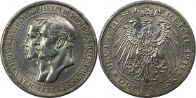 3 Mark 1911 A
Deutsche Münzen und Medaillen ab 1871. REICHSSILBERMÜNZEN. Preußen. Wilhelm II. (1888-1918). Universität Breslau Jahrhundertfeier. 3 Ma...