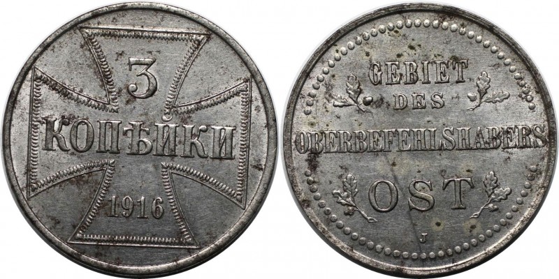 3 Kopeken 1916 J
Deutsche Münzen und Medaillen ab 1871, DEUTSCHE NEBENGEBIETE. ...