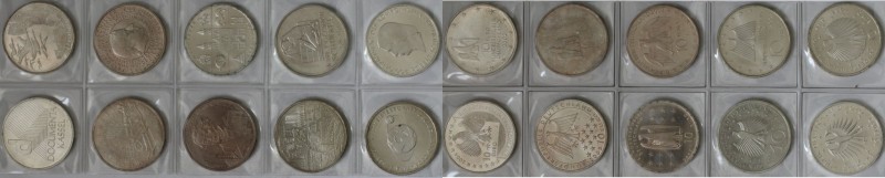 Set 2002-2010 
Deutsche Münzen und Medaillen ab 1945, Lots und Samllungen. BUND...