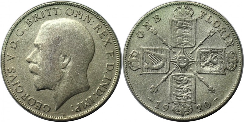 Florin 1920 
Europäische Münzen und Medaillen, Großbritannien / Vereinigtes Kön...