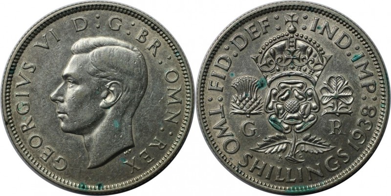 2 Shillings (Florin) 1938 
Europäische Münzen und Medaillen, Großbritannien / V...