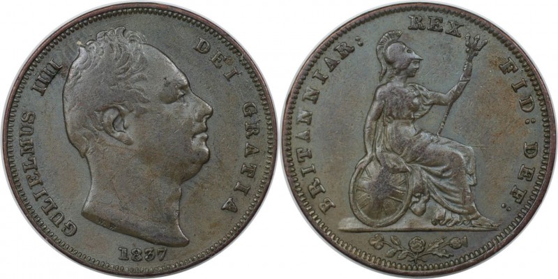 Farthing 1837 
Europäische Münzen und Medaillen, Großbritannien / Vereinigtes K...