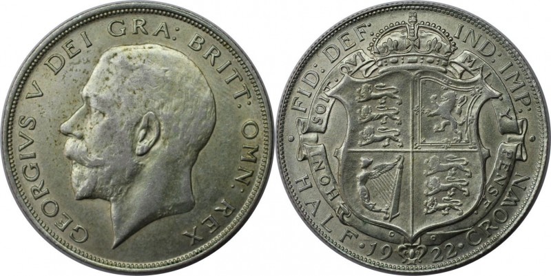 1/2 Crown 1922 
Europäische Münzen und Medaillen, Großbritannien / Vereinigtes ...